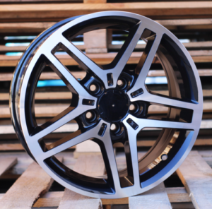 RACINGLINE R16x7 5X112 ET 45 66.6 BY121 Black Polished (MB) For MER