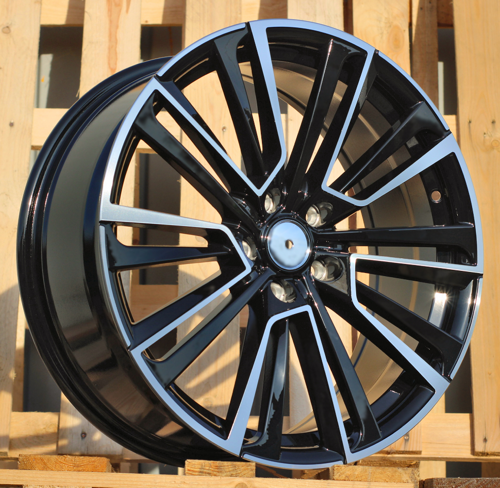 RACINGLINE R19x8 5X112 ET 44 57.1 I0361 Black Polished (MB) For SKODA (Z6)