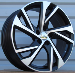 RACINGLINE R18x8 5X108 ET 50 63.3 FE183 Black Polished (MB) For VOLVO (P)