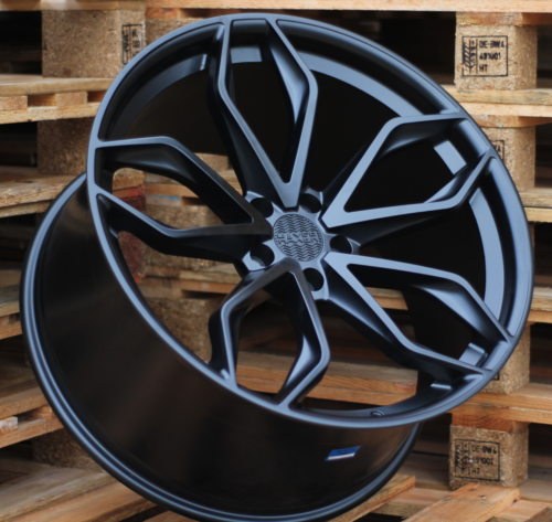 HAXER R22x10 5X120 ET 40 74.1 HX011 (E255221003S) Black Half Matt (BLHM) For HAXER (K4+P2) (Front+Rear)