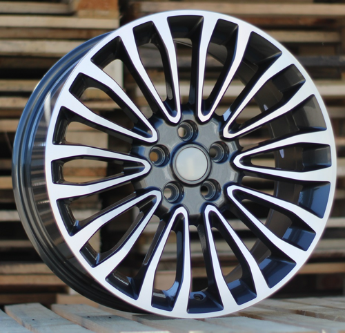 RACINGLINE R18x8 5X108 ET 50 63.4 A1340 (INS0181) Grey Polished (MG) For FORD (K7)