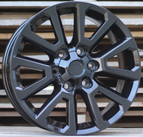 RACINGLINE R17x7.5 6X139.7 ET 25 106.1 B1072 (BK5881) Black Half Matt (BLHM) For TOYOT (P+Z4)