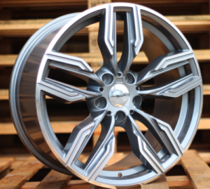 RACINGLINE R19x9.5 5X120 ET 33 72.6 B5181 Grey Polished (MG) For
