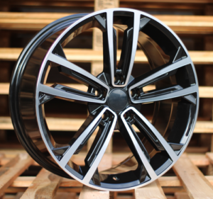 RACINGLINE R18x7.5 5X112 ET 45 57.1 B1415 Black Polished (MB) For VW
