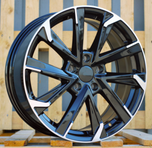 RACINGLINE R18x7.5 5X114.3 ET 40 60.1 I5547 Black Polished Half Matt (MBHM) For TOYOT (P1)