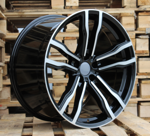 RACINGLINE R19x9 5X120 ET 48 74.1 BY588 (DLJ588) Black Polished (MB) For  (P2+Z4) (X5)