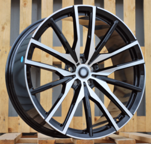 RACINGLINE R20x10.5 5X112 ET 40 66.6 B5464 Black Polished+Powder Coating (MBPC) For  (P) (Rear+Front)