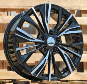 RACINGLINE R17x7 5X114.3 ET 47 66.1 FE224 (QC1550) Black Polished (MB) For NISS (P1) (NEW Model)