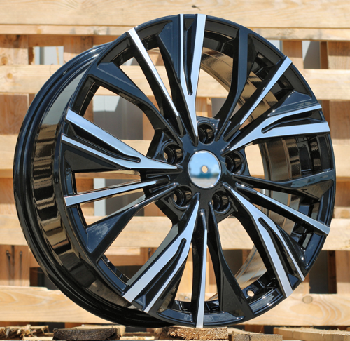 RACINGLINE R18x7 5X114.3 ET 47 66.1 FE224 (QC1550) Black Polished (MB) For NISS (P1)