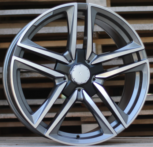 RACINGLINE R19x9.5 5X112 ET 45 66.6 B1558 Grey Polished (MG) For MER