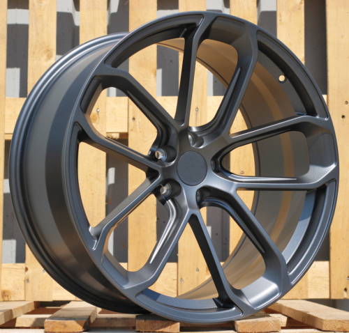 RACINGLINE R21x9 5X112 ET 26 66.5 H5084 (CTRGW592) Grey Polished Matt (MGM) For PORCH (K3) (FORGED (Rear+Front)