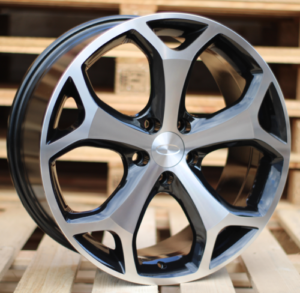 RACINGLINE R15x6.5 4X108 ET 47.5 63.4 BK386 Black Polished (MB) For FORD (R)
