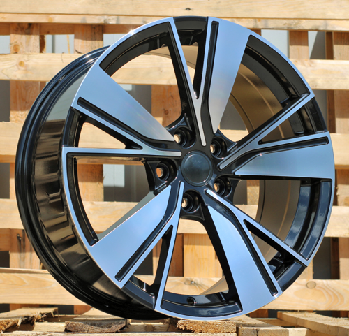 RACINGLINE R18x8 5X112 ET 45 57.1 B1988 Black Polished (MB) For VW