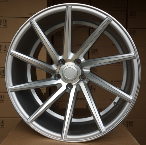 RACINGLINE R18x8 5X112 ET 40 66.5 B1058 Polished Silver (MS) For RACIN (Z4+Z3) (LEFT SIDE (Style Vossen)
