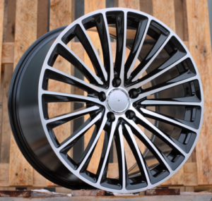 RACINGLINE R20x8.5 5X112 ET 34.5 66.6 Y5909B Black Polished (MB) For MER (P) (Rear+Front)