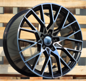 RACINGLINE R19x8 5X120 ET 38 72.6 A5479 (BK5441) Black Polished (MB) For  (P+K4+K2) (Rear+Front)