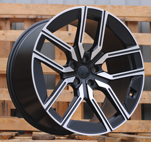 RACINGLINE R20x10 5X112 ET 41 66.6 I5619 Black Polished Half Matt (MBHM) For  (P1) (Rear+Front)