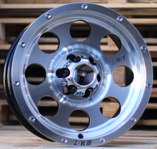 RACINGLINE R16x8 6X114.3 ET 0 66.1 QC812 Black Polished (MB) For 4X4