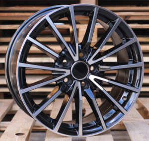 RACINGLINE R17x7.5 5X112 ET 42 66.5 B5246 Black Polished (MB) For AUD (R+P)