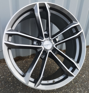 RACINGLINE R18x8 5X100 ET 40 73.1 D5276 Grey Polished (MG) For RACIN