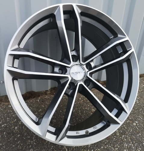 RACINGLINE R18x8 5X100 ET 40 73.1 D5276 Grey Polished (MG) For RACIN
