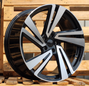 RACINGLINE R19x8 5X112 ET 28 66.6 I5641 Black Polished (MB) For VW (Z5+K8) (New TOUAREG)