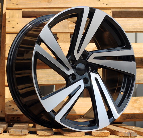 RACINGLINE R19x8 5X112 ET 28 66.6 I5641 Black Polished (MB) For VW (Z5+K8) (New TOUAREG)
