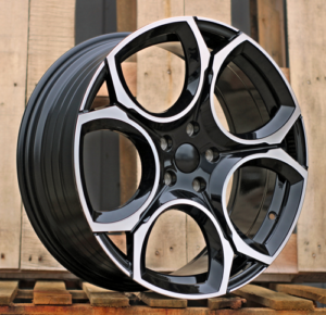 RACINGLINE R19x8 5X112 ET 45 57.1 I5162 (YF5656) Black Polished (MB) For VW (K3) (NEW Model)