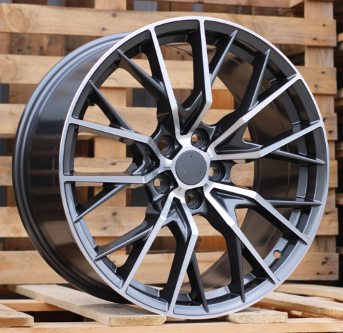RACINGLINE R19x9 5X114.3 ET 40 60.1 B5137 Grey Polished (MG) For LEX