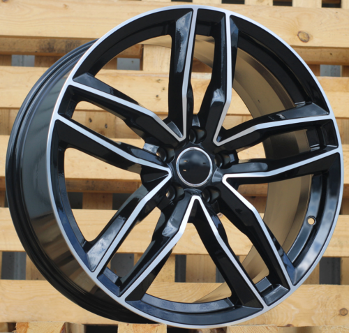 RACINGLINE R16x7 5X112 ET 39 66.5 BK690 (A5215) Black Polished (MB) For AUD (P)
