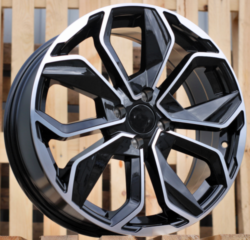 RACINGLINE R15x6.5 4X100 ET 38 60.1 B5296 Black Polished (MB) For RENAU (R)