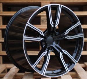 RACINGLINE R21x10.5 5X112 ET 43 66.6 H5033 (3S1112) Black Polished (MB) For  (K4) (HYBRID FORGED (Rear+Front)