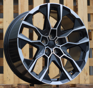 RACINGLINE R22x10.5 5X112 ET 43 66.6 I5592 Black Polished (MB) For  (P2) (NEW X7 (Rear+Front)