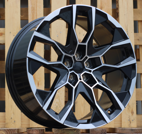 RACINGLINE R22x9.5 5X112 ET 32 66.6 I5592 Black Polished (MB) For  (P2) (NEW X7 (Rear+Front)
