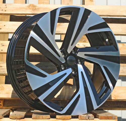 RACINGLINE R21x8.5 5X112 ET 40 57.1 I5648 Black Polished (MB) For VW (Z5) (ID.4/ID.5 (Front)