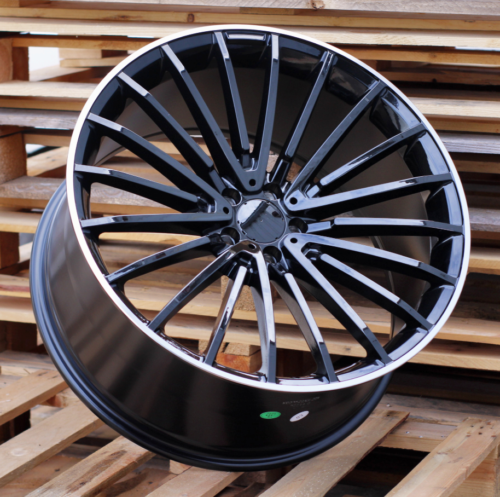 RACINGLINE R22x9 5X120 ET 32 74.1 MR532 (IN0235) Black+Polished Lip (BLPL) For RACIN