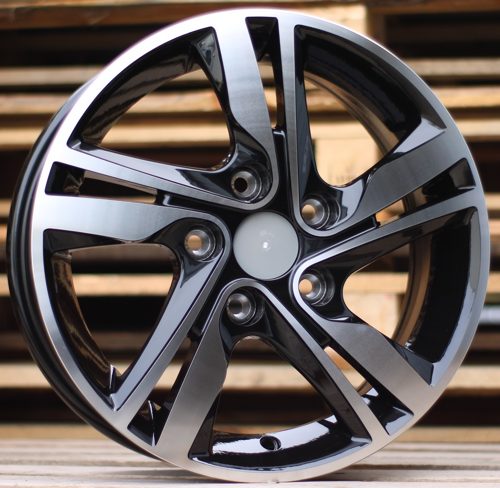 RACINGLINE R15x6 5X114.3 ET 48 67.1 XFA07 Black Polished (MB) For HYUND (P2)