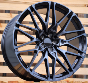 RACINGLINE R21x11.5 5X120 ET 38 74.1 B5771 Black+Tinted Face (BLTF) For  (K4+P) (Rear+Front)
