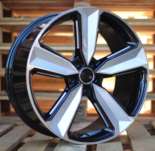 RACINGLINE R21x9 5X112 ET 31 66.5 A5470 Black Polished (MB) For AUD (K4+P) (MILLING)