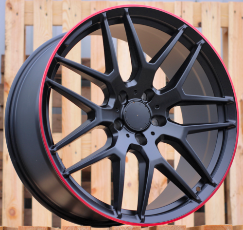 RACINGLINE R21x10 5X130 ET 35 84.1 FE115 (HE762) Black+Red Line (BR) For MER