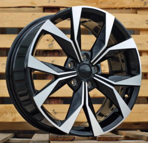 RACINGLINE R19x8 5X112 ET 45 57.1 I5627 Black Polished (MB) For SKODA (P2) (Karoq New Model)