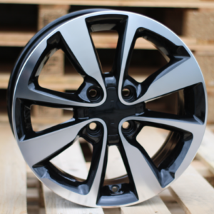 RACINGLINE R16x6 4X100 ET 50 54.1 B1122 Black Polished (MB) For HYUND (Z2)