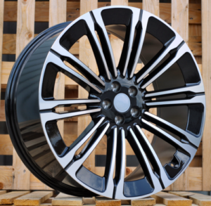 RACINGLINE R22x9.5 5X108 ET 45 63.3 B1808 Black Polished (MB) For LAND (P)
