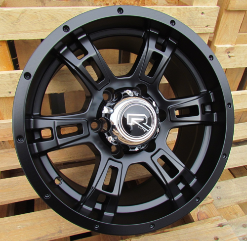 RACINGLINE R16x8 6X139.7 ET 0 110.5 B5317 Black Half Matt (BLHM) For 4X4 (R)