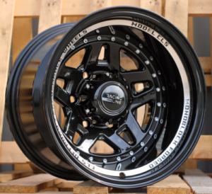 RACINGLINE R15x10 6X139.7 ET M44 110.1 BK936 Black Polished (MB) For 4X4 (D2+R)
