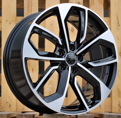 RACINGLINE R19x8 5X112 ET 39 66.5 3S5979 Black Polished (MB) For AUD (K4) (HYBRID FORGED)