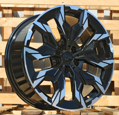 RACINGLINE R18x8 5X112 ET 27 66.6 B1992 Black Polished (MB) For  (Z3)
