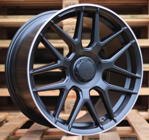 RACINGLINE R18x9.5 5X112 ET 43 66.6 B1258 Black Half Matt+Polished Lip (BLHMPL) For MER (Z4)