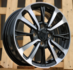 RACINGLINE R14x5.5 4X100 ET 40 54.1 I0360 Black Polished (MB) For TOYOT (A)