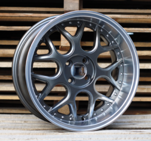 RACINGLINE R17x8.5 3X112 ET 20 57.1 FR762 Gun Metal+Polished Lip (GMPL) For SMART